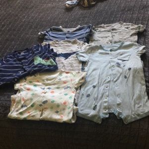 18 month short sleeve rompers